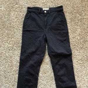 Everlane Slim Leg Crop Navy